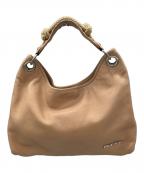 MIU MIUミュウミュウ）の古着「トートバッグ」｜ベージュ