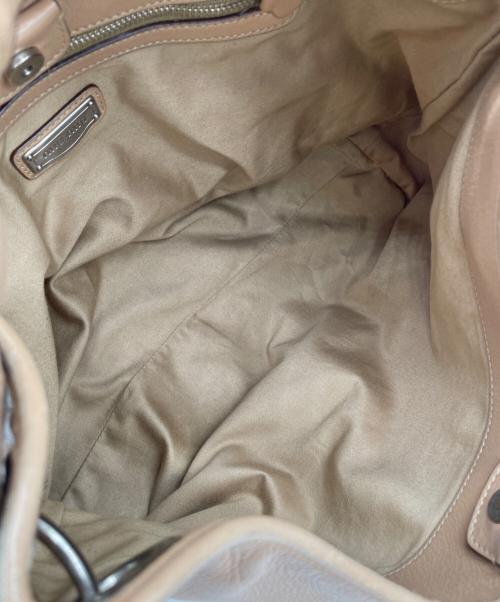 MIU MIU（ミュウミュウ）MIU MIU (ミュウミュウ) トートバッグ ベージュの古着・服飾アイテム