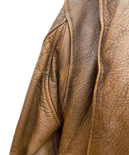 HARLEY-DAVIDSON（ハーレーダビッドソン）HARLEY-DAVIDSON (ハーレーダビッドソン) レザージャケット ブラウン サイズ:42の古着・服飾アイテム