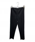 PLEATS PLEASEプリーツプリーズ）の古着「プリーツパンツ」｜ブラック
