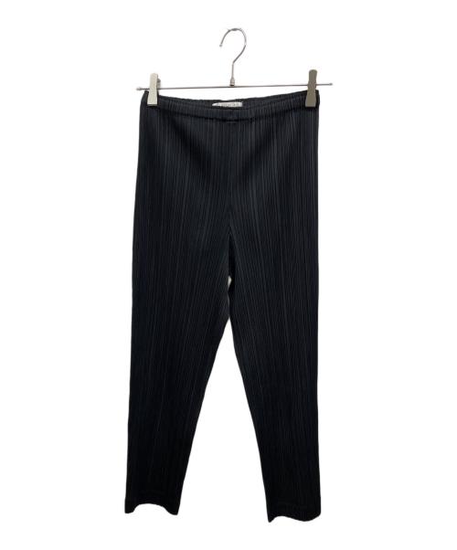 PLEATS PLEASE（プリーツプリーズ）PLEATS PLEASE (プリーツプリーズ) プリーツパンツ ブラック サイズ:4の古着・服飾アイテム