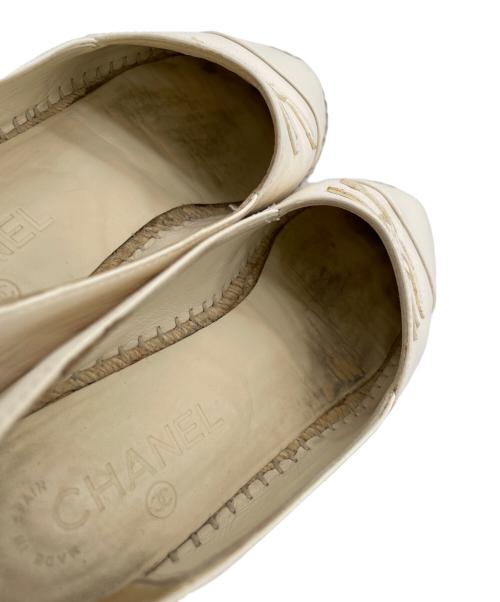 CHANEL（シャネル）CHANEL (シャネル) バレエシューズ ホワイト サイズ:サイズ表記無しの古着・服飾アイテム