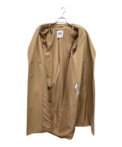 ZARA（ザラ）ZARA (ザラ) ダブルコート ベージュ サイズ:EUR　Mの古着・服飾アイテム