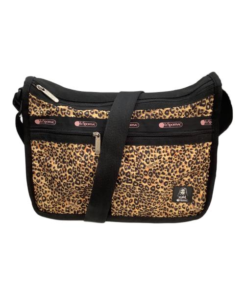 LeSportsac（レスポートサック）LeSportsac (レスポートサック) X-GIRL (エックスガール) ショルダーバッグ ベージュの古着・服飾アイテム