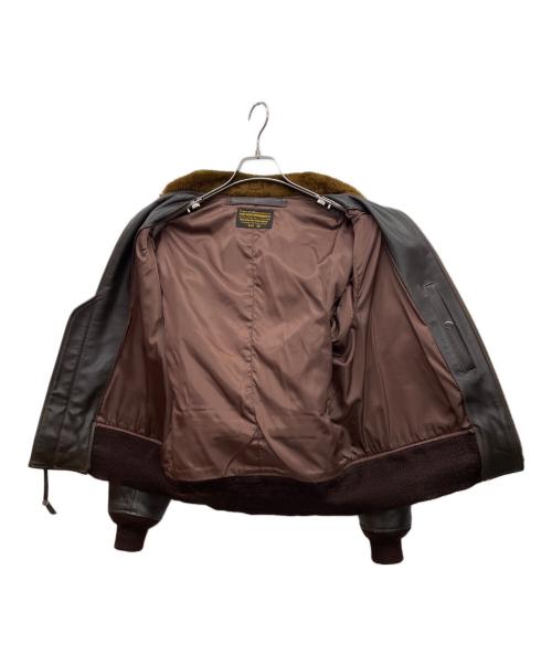 BUZZ RICKSON'S（バズリクソンズ）Buzz Rickson's (バズリクソンズ) レザージャケット ブラウン サイズ:38の古着・服飾アイテム