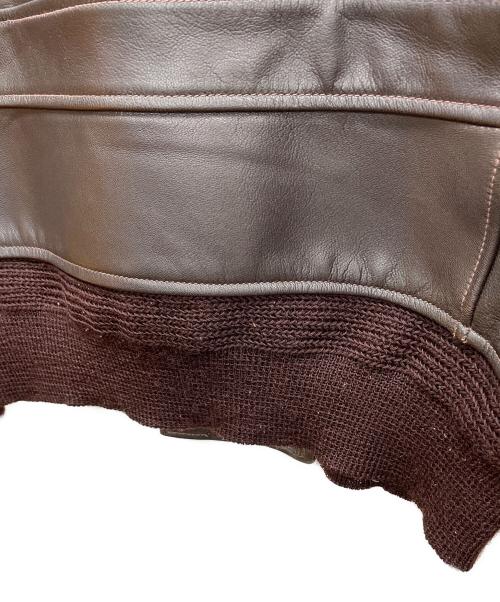BUZZ RICKSON'S（バズリクソンズ）Buzz Rickson's (バズリクソンズ) レザージャケット ブラウン サイズ:38の古着・服飾アイテム
