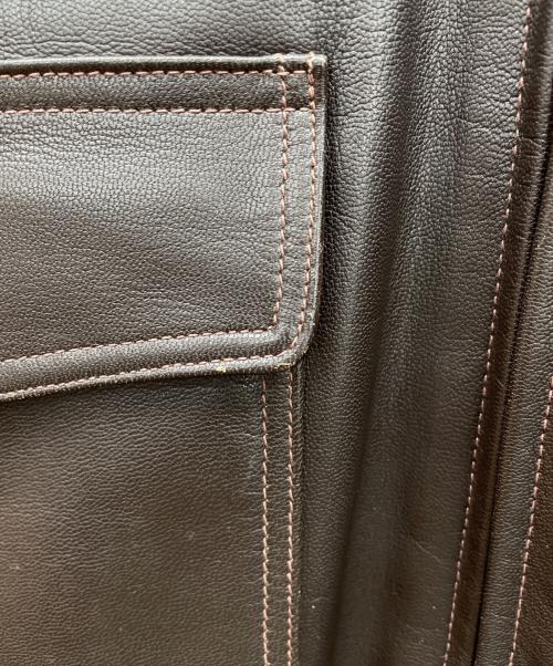 BUZZ RICKSON'S（バズリクソンズ）Buzz Rickson's (バズリクソンズ) レザージャケット ブラウン サイズ:38の古着・服飾アイテム