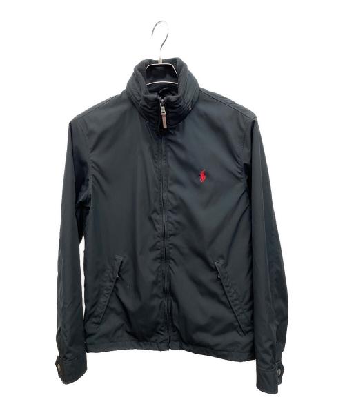 POLO RALPH LAUREN（ポロ・ラルフローレン）POLO RALPH LAUREN (ポロ・ラルフローレン) ジップジャケット ブラック サイズ:XSの古着・服飾アイテム