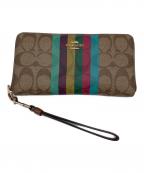 COACHコーチ）の古着「長財布」｜ブラウン