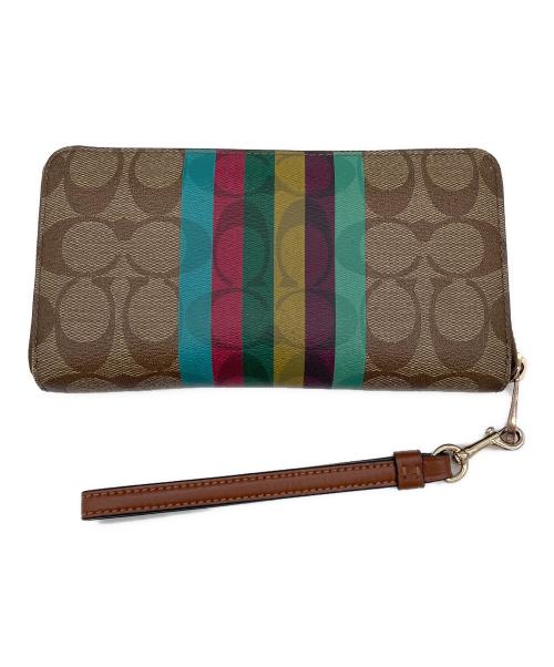 COACH（コーチ）COACH (コーチ) 長財布 ブラウンの古着・服飾アイテム