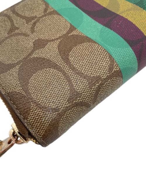 COACH（コーチ）COACH (コーチ) 長財布 ブラウンの古着・服飾アイテム