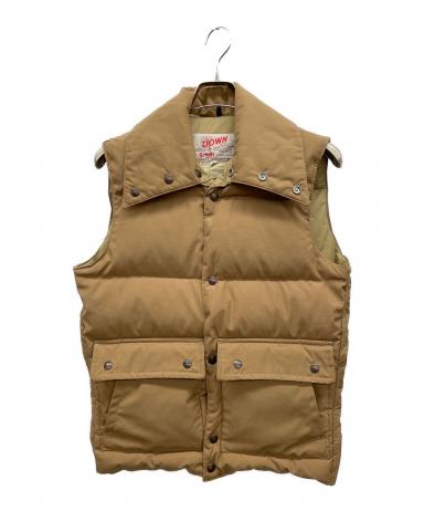 中古・古着通販】Schott (ショット) ダウンベスト ベージュ サイズ:S
