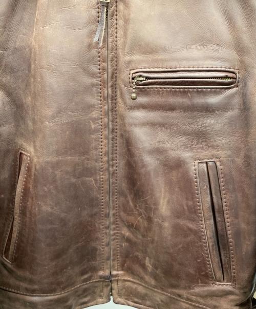 Aero LEATHER（エアロレザー）Aero LEATHER (エアロレザー) レザージャケット ブラウン サイズ:34の古着・服飾アイテム