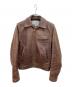 Aero LEATHER（エアロレザー）の古着「レザージャケット」｜ブラウン