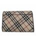 BURBERRY (バーバリー) 2つ折り財布 ベージュ×ブラック：4000円