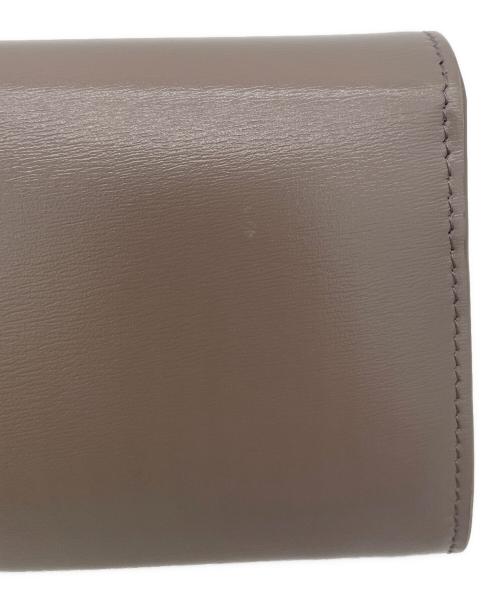 CELINE（セリーヌ）CELINE (セリーヌ) ラージウォレットトリオンフ 　シャイニーカーフスキンの古着・服飾アイテム