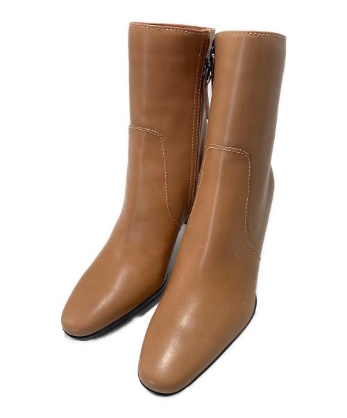 TOD'S（トッズ）TOD'S (トッズ) サイドジップブーツ ブラウン サイズ:37　1/2の古着・服飾アイテム