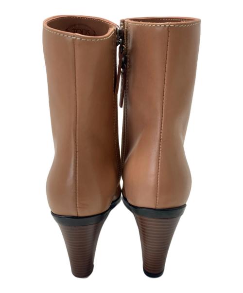 TOD'S（トッズ）TOD'S (トッズ) サイドジップブーツ ブラウン サイズ:37　1/2の古着・服飾アイテム