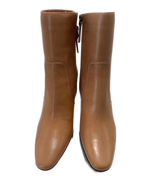TOD'S（トッズ）TOD'S (トッズ) サイドジップブーツ ブラウン サイズ:37　1/2の古着・服飾アイテム