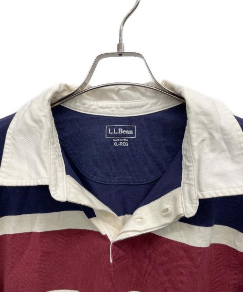 L.L.Bean（エルエルビーン）L.L.Bean (エルエルビーン) 長袖ポロシャツ ネイビー サイズ:XL-REGの古着・服飾アイテム