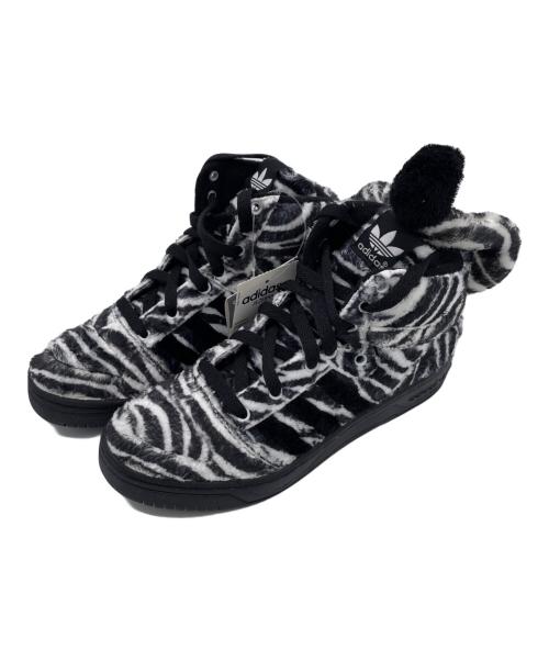 adidas Originals（アディダスオリジナル）adidas Originals (アディダスオリジナル) Jeremy Scott Zebra  ホワイト サイズ:23.5cmの古着・服飾アイテム