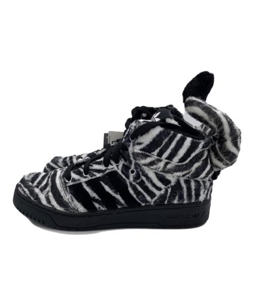 adidas Originals（アディダスオリジナル）adidas Originals (アディダスオリジナル) Jeremy Scott Zebra  ホワイト サイズ:23.5cmの古着・服飾アイテム