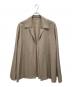 AURALEE（オーラリー）の古着「WOOL SILK TROPICAL SHIRTS JACKET（ウールシルクトロピカルシャツジャケット）」｜ブラウン