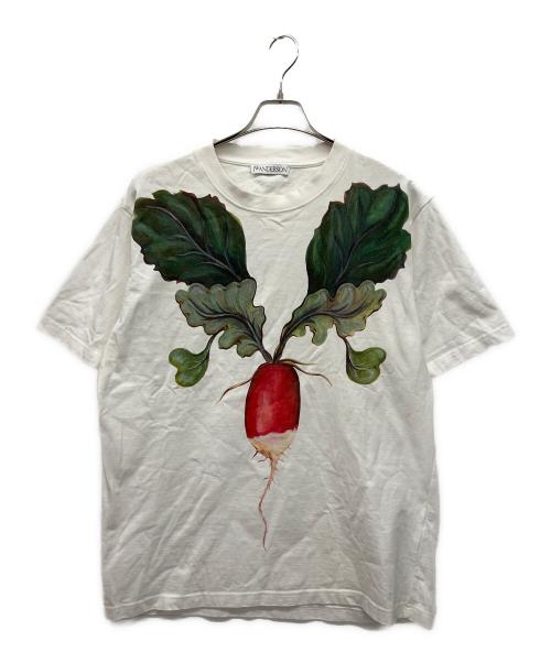 J.W.ANDERSON（ジェイダブリューアンダーソン）J.W.ANDERSON (ジェイダブリューアンダーソン) 半袖カットソー ホワイト サイズ:XSの古着・服飾アイテム