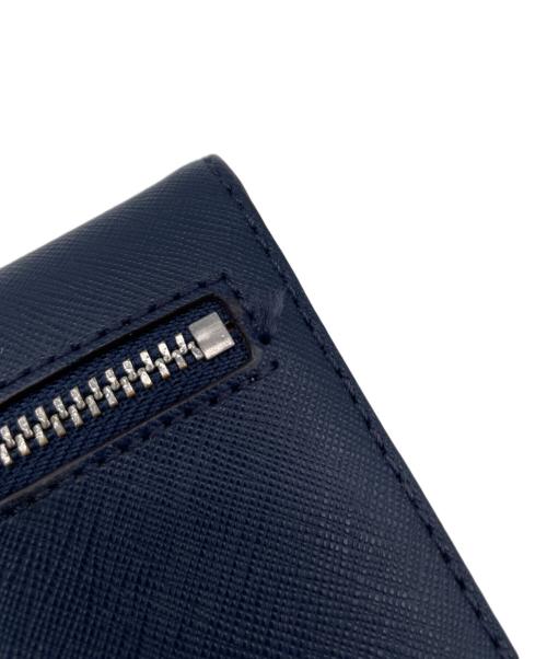 MICHAEL KORS（マイケル・コース）MICHAEL KORS (マイケル・コース) 長財布 ネイビーの古着・服飾アイテム