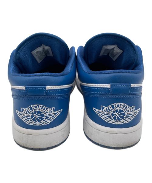 NIKE（ナイキ）NIKE (ナイキ) Air Jordan 1 Low（エアジョーダン1 ロー）　スニーカー ブルー×ホワイト サイズ:27.5の古着・服飾アイテム