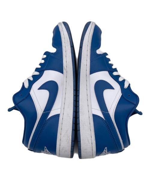 NIKE（ナイキ）NIKE (ナイキ) Air Jordan 1 Low（エアジョーダン1 ロー）　スニーカー ブルー×ホワイト サイズ:27.5の古着・服飾アイテム