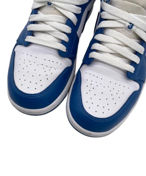 NIKE（ナイキ）NIKE (ナイキ) Air Jordan 1 Low（エアジョーダン1 ロー）　スニーカー ブルー×ホワイト サイズ:27.5の古着・服飾アイテム