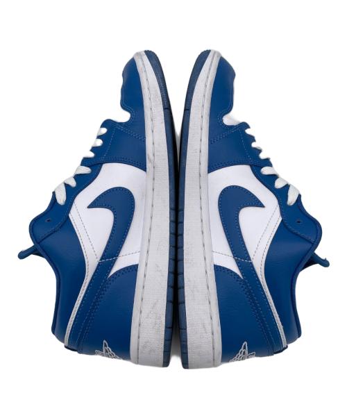 NIKE（ナイキ）NIKE (ナイキ) Air Jordan 1 Low（エアジョーダン1 ロー）　スニーカー ブルー×ホワイト サイズ:27.5の古着・服飾アイテム
