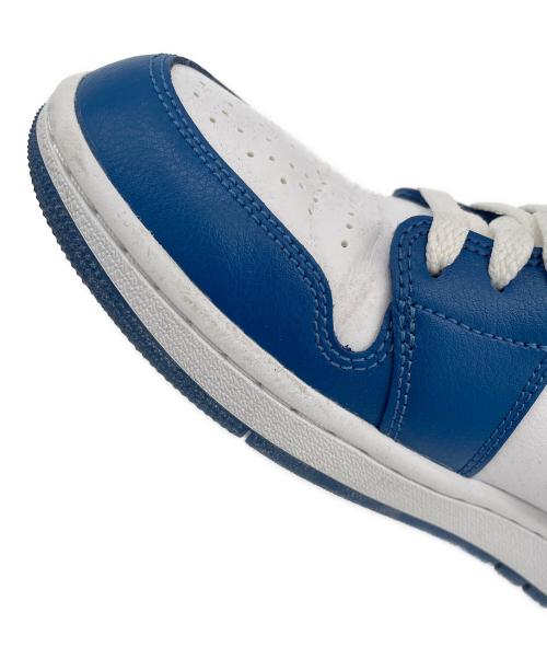 NIKE（ナイキ）NIKE (ナイキ) Air Jordan 1 Low（エアジョーダン1 ロー）　スニーカー ブルー×ホワイト サイズ:27.5の古着・服飾アイテム