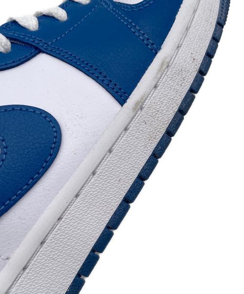 NIKE（ナイキ）NIKE (ナイキ) Air Jordan 1 Low（エアジョーダン1 ロー）　スニーカー ブルー×ホワイト サイズ:27.5の古着・服飾アイテム