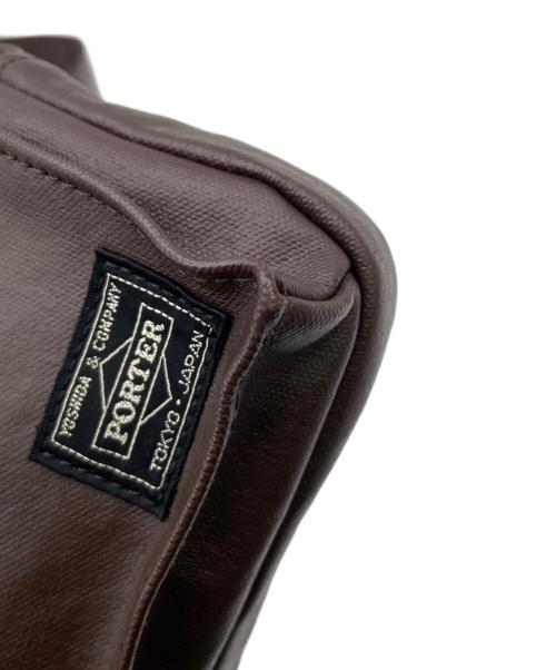 PORTER（ポーター）PORTER (ポーター) ショルダーバッグ ブラウンの古着・服飾アイテム