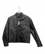 HORN WORKSホーンワークス）の古着「レザージャケット」｜ブラック