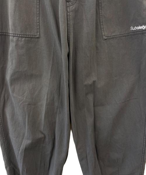 SUBCIETY（サブサエティ）SUBCIETY (サブサエティ) SUBCIETY　パンツ グレー サイズ:Ｌの古着・服飾アイテム