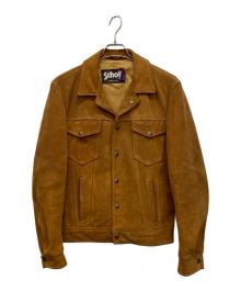 Schott（ショット）の古着「スウェードレザー3rdジャケット」｜ブラウン