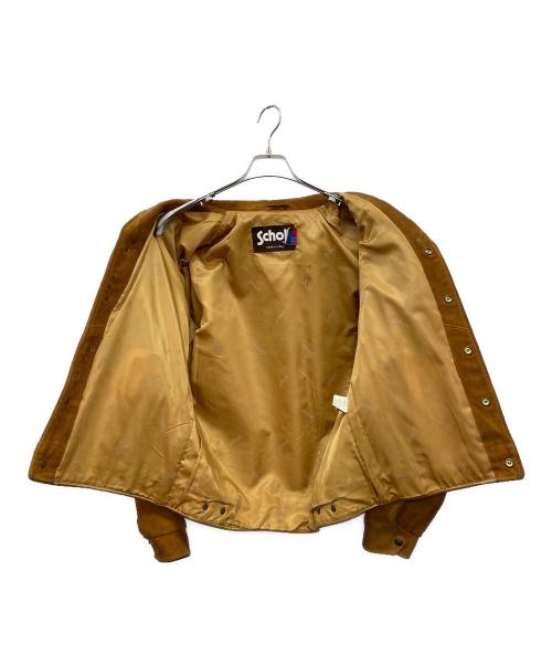 Schott（ショット）Schott (ショット) スウェードレザー3rdジャケット ブラウン サイズ:38の古着・服飾アイテム