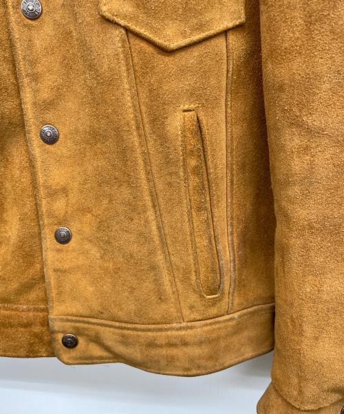 Schott（ショット）Schott (ショット) スウェードレザー3rdジャケット ブラウン サイズ:38の古着・服飾アイテム