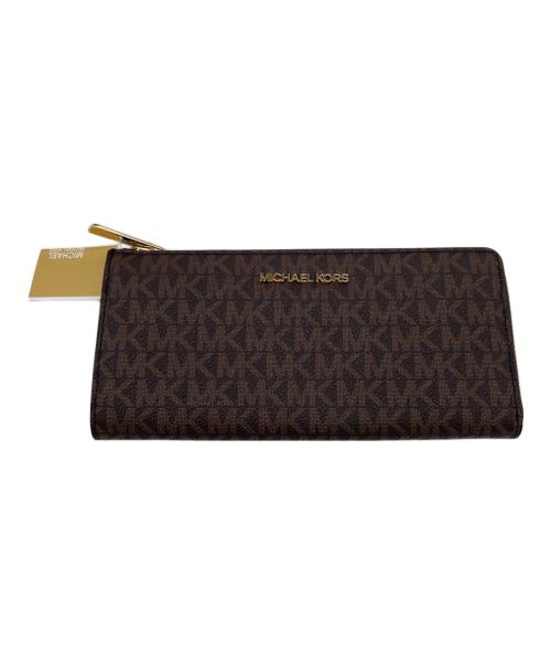 MICHAEL KORS（マイケル・コース）MICHAEL KORS (マイケル・コース) 長財布 ブラウンの古着・服飾アイテム