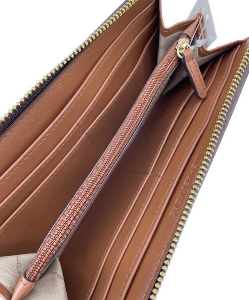 MICHAEL KORS（マイケル・コース）MICHAEL KORS (マイケル・コース) 長財布 ブラウンの古着・服飾アイテム