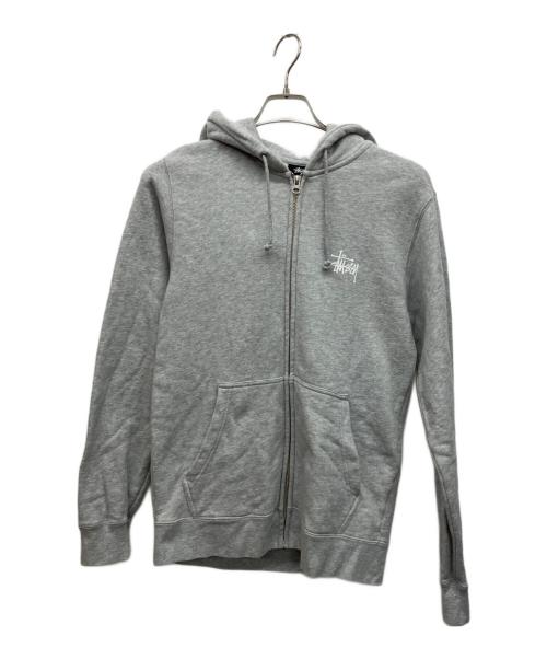 stussy（ステューシー）stussy (ステューシー) パーカー ライトグレー サイズ:Sの古着・服飾アイテム
