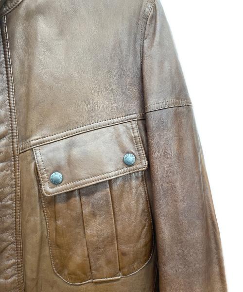 AVIREX（アヴィレックス）AVIREX (アヴィレックス) レザージャケット ブラウン サイズ:XLの古着・服飾アイテム