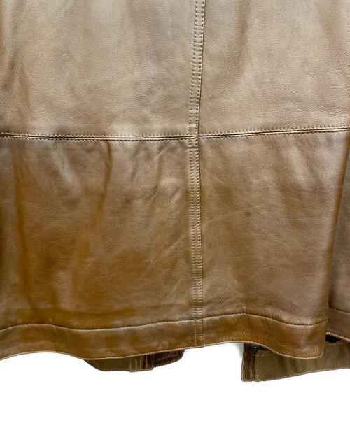 AVIREX（アヴィレックス）AVIREX (アヴィレックス) レザージャケット ブラウン サイズ:XLの古着・服飾アイテム