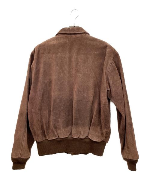 AVIREX（アヴィレックス）AVIREX (アヴィレックス) レザージャケット ブラウン サイズ:Mの古着・服飾アイテム