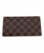 LOUIS VUITTONルイ ヴィトン）の古着「ポルトバルール カルトクレディ」｜ブラウン