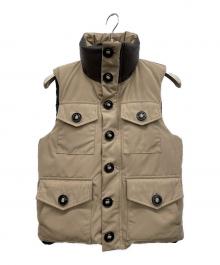 CANADA GOOSE（カナダグース）の古着「モントリオールベスト　ダウンベスト」｜カーキ
