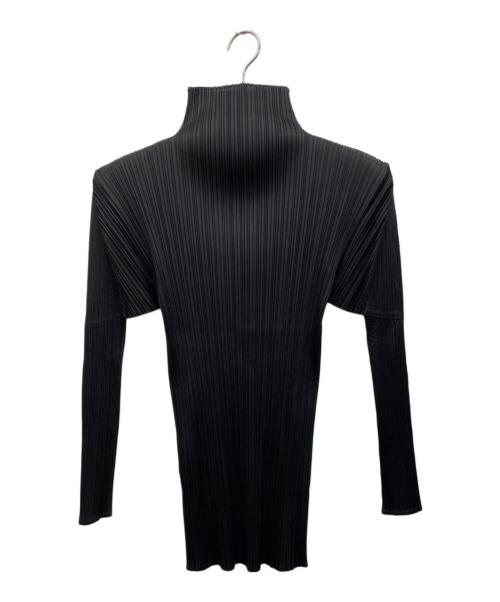 PLEATS PLEASE（プリーツプリーズ）PLEATS PLEASE (プリーツプリーズ) 長袖カットソー ブラック サイズ:3の古着・服飾アイテム